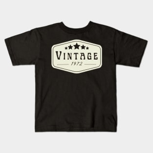 Vintage 1972 Kids T-Shirt